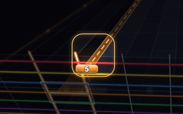 Sustain on Melodic’s note highway
