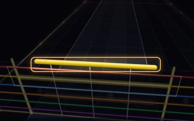 Open strings on Melodic’s note highway